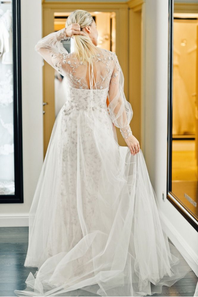 свадебное платье Marchesa